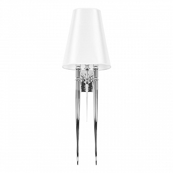 Светильник настенный Casaentera Brunilde CE13-10207W/L Ch белый/хром 180х270х890
