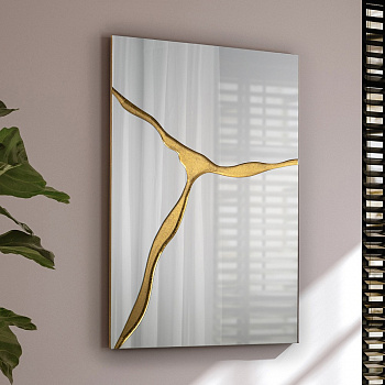 Зеркало SCHULLER SURCOS II GOLD 487351 800x40х1200h