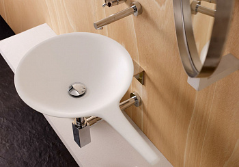 Раковина накладная BATHCO SAJA 6003 белый 660x420x120