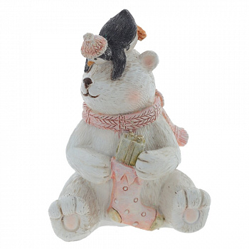 Фигурка декоративная "Медвежонок", L6,5 W6 H8 см