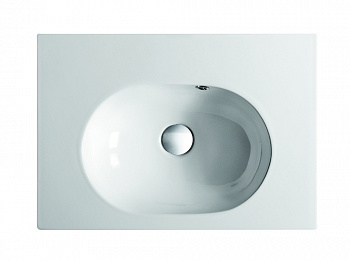 Раковина подвесная с переливом GLOBO CLASSIC SCL60.BI белый 600x420