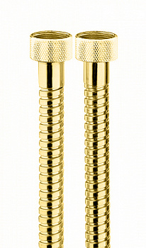 Шланг для душа латунь 1/2"х1/2FF BOSSINI DOPPIA AGGRAFFATURA A0004021001 золото 2000