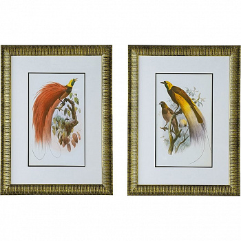 Панно Птицы, 2 предмета 60x3x80см Casaentera CE04-SM49951