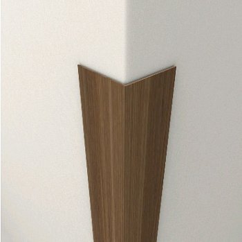 Уголок декоративный MAKRO-PLAST 201 темный дуб 10х10/2750