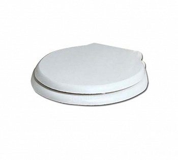Сиденье с крепежом капля AZZURRA GC 1800 LM/GC 1800 белый/хром