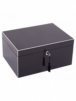 Шкатулка с замком GIFT COMPANY TANG 75610 темно-коричневый 310x150x230
