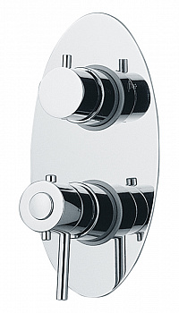 Смеситель для душа встроенный с термостатом на 4 положения BOSSINI OVAL Z04206910030 хром