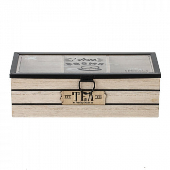 Шкатулка для чайных пакетиков, L24 W10,5 H7,5 см