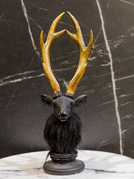 Статуэтка WERNER VOSS DEER GOLD/BLACK 48812 125х110х320h