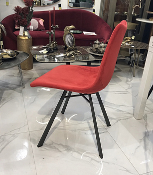 Стул TARGET POINT MAIORCA SE190 L450хP580хH450/850 grafite/rosso