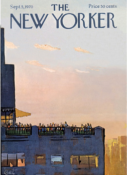 Постер IMAGE REPUBLIC THE NEW YORKER GETZ ROOF PARTY N122 05THEN122GE 560x760