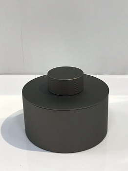 Баночка для ватных шариков настольная WINDISCH URBAN 88420/1SNM графит матовый d102xh70