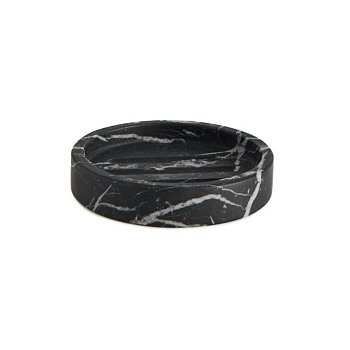 Мыльница WINDISCH BLACK MARQUINA MARBLE 92820 черный 120х25