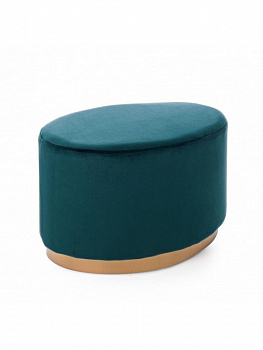 Пуф BIZZOTTO ELIZABETH esmerald 0720866 520х350х350h
