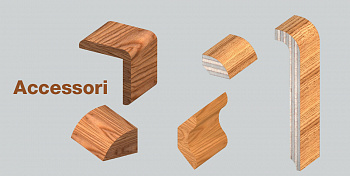 Галтель Promonwood 9x14мм, 2,4м, шпон.орех танг. натур. 600/009x14/3