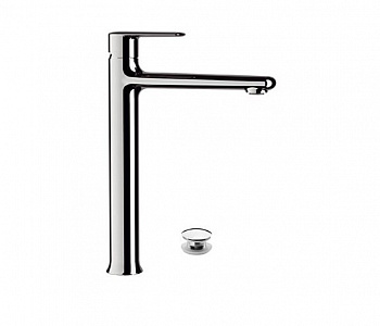 Смеситель для раковины с донным клапаном REMER VANITY V10LBG brushed gold