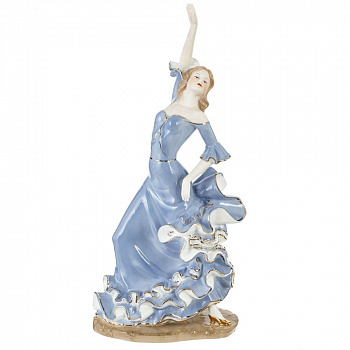 Фигурка декоративная "Девушка", L17,5 W14 H35,5 см