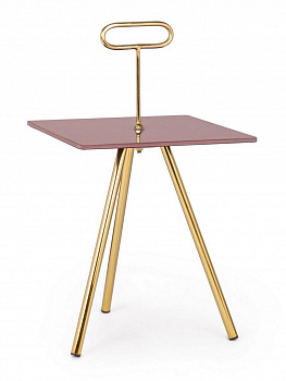 Столик кофейный BIZZOTTO INESH ORCHID SQUARE 0746700 350х350х630h