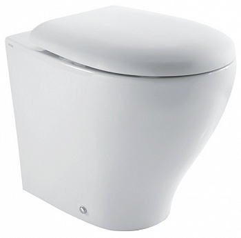 Унитаз приставной с сиденьем микролифт GLOBO BOWL+ белый 550x380 