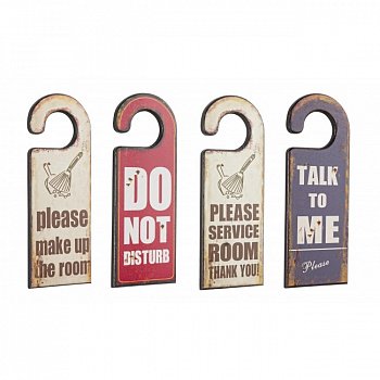 Табличка декоративная на дверную ручку BIZZOTTO DOOR HANGTAG 0180928 300x110