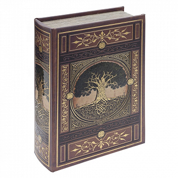 Шкатулка-книга с кодовым замком, L17,5 W7 H27 см