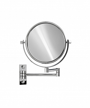 Зеркало косметическое увеличительное 5X WINDISCH 99145O золото d185 L480