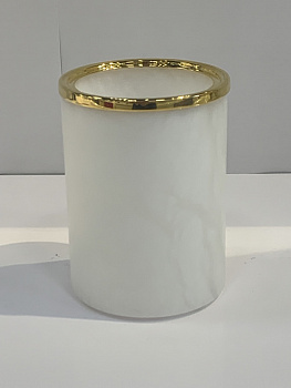 Стакан настольный WINDISCH ALABASTER 91811O золото 75x105