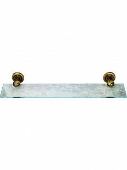 Полка стеклянная DEDEDIMOS LEGNO DIAMANTE 7092-40 бронза