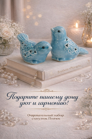 Очаровательные птицы на книгах