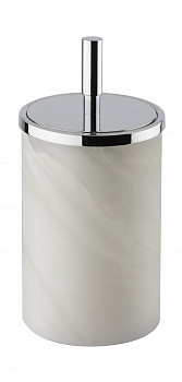 Баночка для ватных шариков настольная WINDISCH ALABASTER 88813OW бронза 75x140