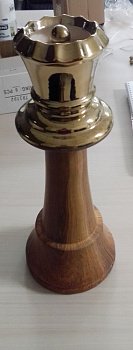 Статуэтка  Шахматная королева Casaentera CE02-758845 коричневый/золото 120х120х340h