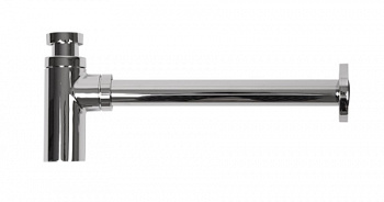 Сифон для раковины латунь ARROWHEAD 730002 1-1/4" хром H120xL300				
