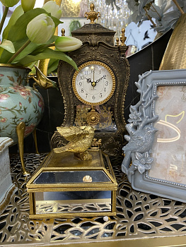 Шкатулка Casaentera CE12-10203929 золото 105х105х100h