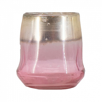 Подсвечник Розовый 10x10x11см Casaentera CE04-77213-PINK