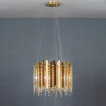 Светильник подвесной Casaentera Light CE10-1503 золото d400 h320