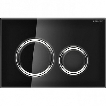 Кнопка смывная GEBERIT SIGMA 21 115.884.SJ.1 черный/хром