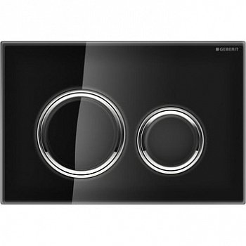 Кнопка смывная GEBERIT SIGMA 21 115.884.SJ.1 черный/хром