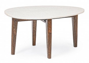 Столик кофейный BIZZOTTO SYLVESTER OVAL 0746680 700x500х360h