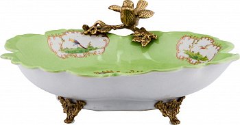Блюдо с птичкой 25х21х10см Casaentera CE04-C930HC/HLG075