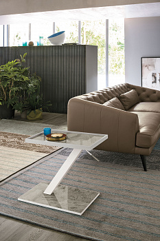 Столик журнальный TARGET POINT NISUS TL523 L600x400 H540 corda/emperador 3660 /rustico 1727 / empera