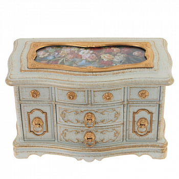 Шкатулка для украшений (музык.), L21,5 W11,5 H13 см