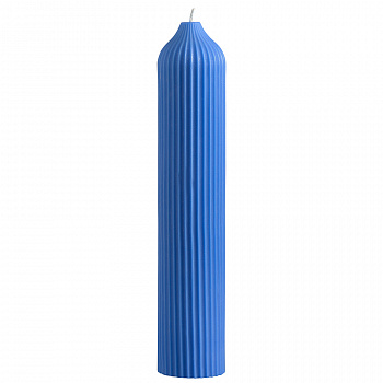 Свеча декоративная TKANO Edge TK22-CND0015 синий 45х45х255