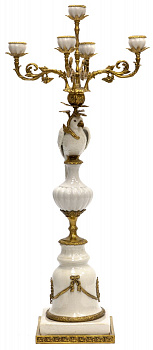 Подсвечник Попугай 37х37x84см Casaentera CE04-31G1625/E566BC/WHITE