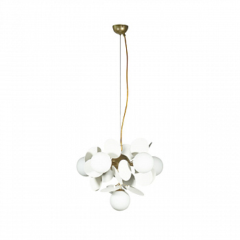 Светильник подвесной Casaentera Matisse CE13-10008/6 W белый/золото d350х350