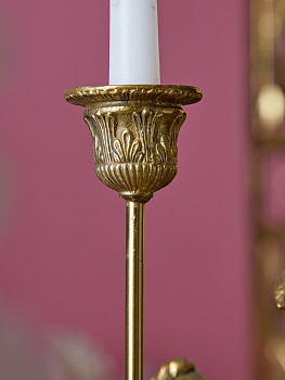 Подсвечник 24х17х34см Casaentera CE04-31G2625/E667H/HFX2125
