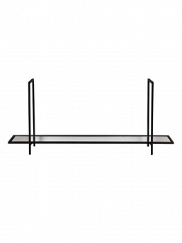 Подставка для свечей настольная G&C interiors IN/ME/11313/B/L H:35 W:80 D:17 черный