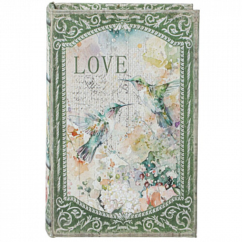 Шкатулка-книга с кодовым замком, L16 W5 H24 см