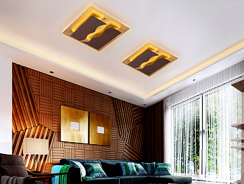 Светильник потолочный LED SCHULLER SOMBRA 217552 400x400 h80