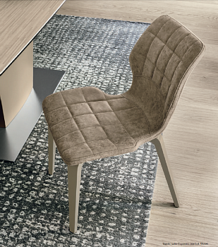 Стул TARGET POINT SANTIAGO WOOD SE189 L460XP580XH450/780 corda/tortora