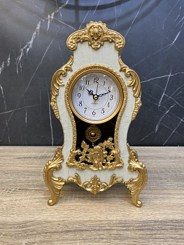 Часы настольные Casaentera CE02-815398 белый/золото 170х85х295h